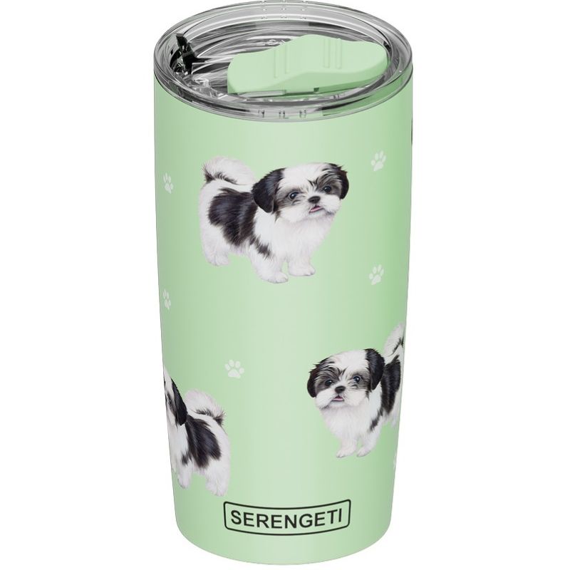 Shih Tzu Black Tumbler